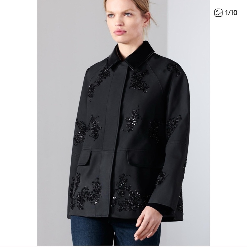 Zara EMBROIDERED JACKET ZW COLLECTION NWT 159 SZ S